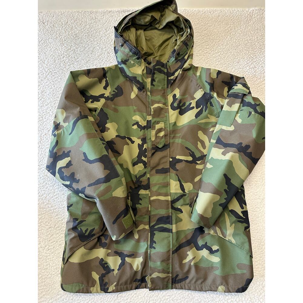 Vintage US Military Cold Weather Military Parka Large Long